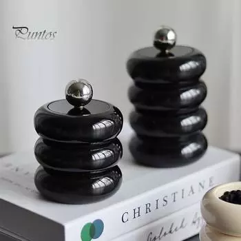 Практичная влагостойкая гладкая поверхность ватные палочки коробка пуховка ватные шарики футляр хозяйственные принадлежности Triple Layer хаки