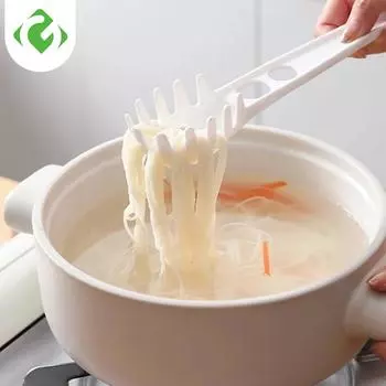 Практичная высококачественная ложка для макаронных изделий, лапши, совок для макарон, дуршлаг, половник для спагетти, ложка с прорезями, нейлоновый дуршлаг, кухонный гаджет M белый