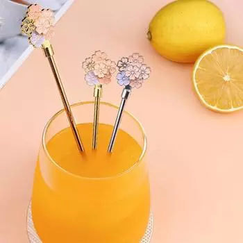 Практичная зеркальная полированная посуда, нержавеющая длинная ручка, ложка для коктейля, виски, вина, ресторанные принадлежности, десертная ложка L серебряный