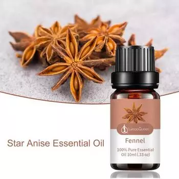 Практичное эфирное масло звездчатого аниса, не раздражает кожу, улучшает сон. Fennel