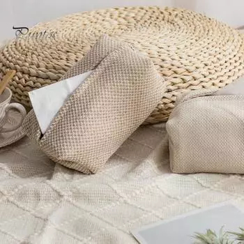 Практичное большое отверстие Гладкое вытягивание тканевой коробки Обеденный стол Салфетка Дозатор Носовой платок Бумажная коробка Ежедневное использование