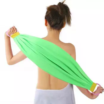 Практичное длиннополосное банное полотенце для женщин и мужчин, эластичное отшелушивающее мочалка для тела, аксессуары для душа One Size розовый