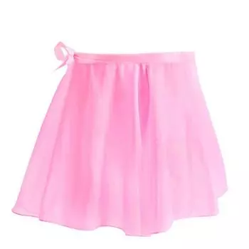 Практичное танцевальное платье Танцевальные юбки Юбка Балетное платье на шнуровке Шифоновые юбки Танцевальное платье Балетные юбки L розовый