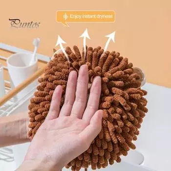 Практичное ультрамягкое устойчивое к разрывам полотенце для рук с милым рисунком щенка леопарда для ванной комнаты, хозяйственные принадлежности коричневый