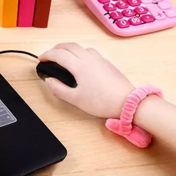 Практичность, легкая, довольно многофункциональная, нескользящая, компактная подушка на запястье, 2 шт., подушка на запястье розовый