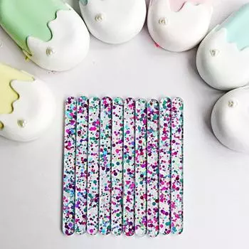 Практичные акриловые зеркала без BPA без заусенцев, дизайн палочки для леденца для домашнего мороженого B