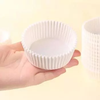 Yousheng 1 комплект чашка для кексов пищевой водостойкий маслостойкий антипригарный белый мини-кекс бумажный вкладыш инструмент для выпечки десертов кухонный гаджет S