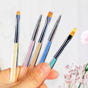 Практичные аксессуары для резьбы по УФ-гелю, карандаш для ногтей, кисть для рисования своими руками C