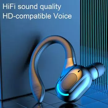 Практичные Bluetooth-совместимые наушники. Эргономичные Bluetooth-совместимые наушники 5.2. Стабильное соединение. чёрный