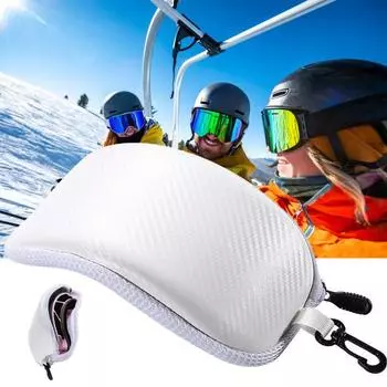 Практичные чехлы для очков, износостойкие, классные, 2 цвета, защитный чехол для очков для скейтбординга белый