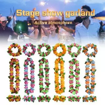 Практичные гавайские оголовья Яркие цвета Вечеринка Предпочитает Хорошо сделанные A