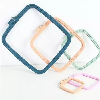 Практичные гладкие края компактные квадратные пяльцы для вышивания швейный инструмент для шитья для домашнего хозяйства L