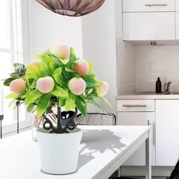 Практичные искусственные растения бонсай красивые яркие широко используются Orange