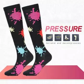 Практичные компрессионные чулки, впитывающие пот, толстые, износостойкие.