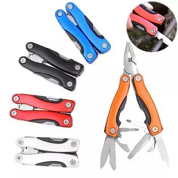 Практичные, легкие, многофункциональные плоскогубцы, кусачки для кемпинга, отвертки, инструменты для выживания, хозяйственные принадлежности серебряный