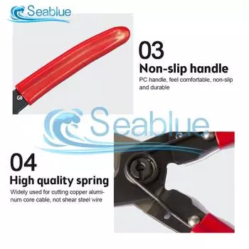 Практичные многофункциональные изолированные ножницы электрика Обжимные клещи для резки зачистки проводов Для инструментов электриков Кабельный резак