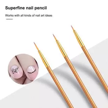 Практичные многофункциональные мини-кисти для дизайна ногтей