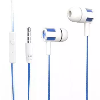 Практичные наушники с гальваническим покрытием, эргономичный дизайн, музыкальный плеер серебро белый