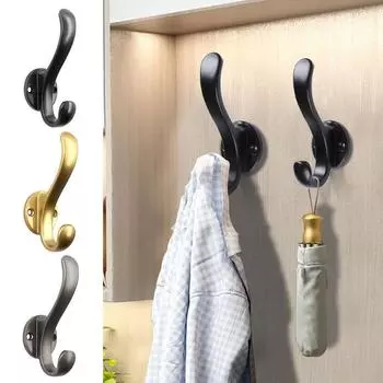 Практичные подвесные аксессуары для ванной комнаты, металлические вешалки, вешалка для полотенец, настенный крючок, крючки для одежды серый