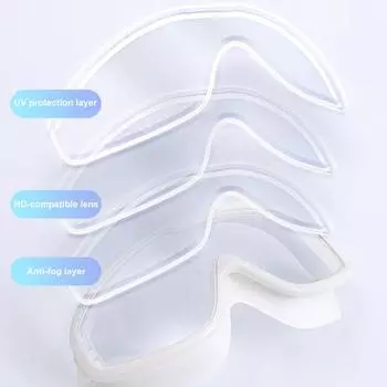 Практичные противотуманные защитные 3D-очки для плавания в большой оправе Поставка для бассейна B