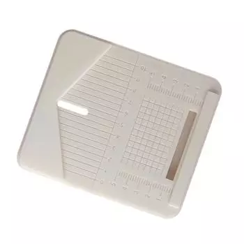 Практичные пыленепроницаемые настольные протекторы для точной пробивки отверстий в проектах из мягкой глины для серег и других аксессуаров белый