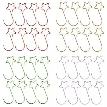 Практичные рождественские украшения Рождественские крючки Рождественский орнамент Золото зелёный