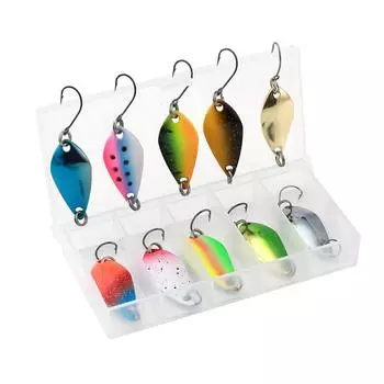 Практичные рыболовные приманки, набор искусственных металлических ложек, приманка для рыбалки