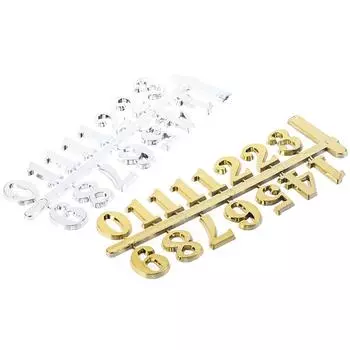 Цифры для часов золотой