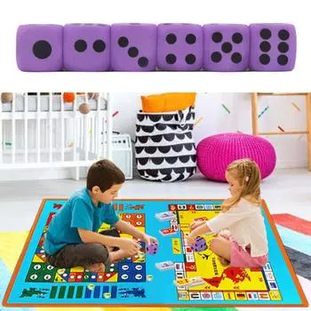 Практичные супер мягкие гладкие игральные кости сенсорная игрушка декомпрессия из пены EVA для малышей