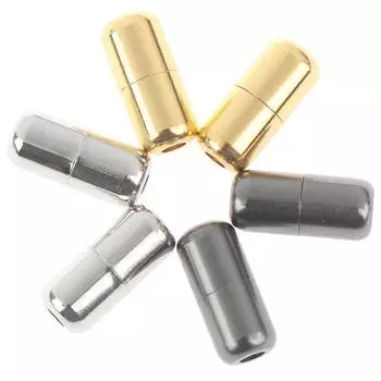 Практичные трехцветные эластичные шнурки с металлической капсульной пряжкой серебряный