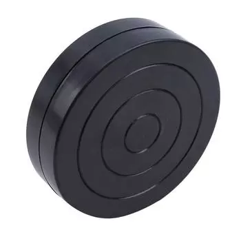 Практичный 10 см двухсторонний пластиковый поворотный стол многоцелевые гончарные инструменты для лепки из глины гибкие вращающиеся на 360 градусов керамические инструменты чёрный