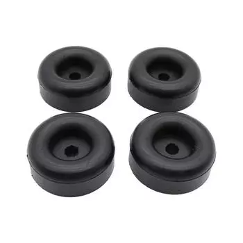 Практичный 2,5-дюймовый грузовой прицеп, рампа, сменная дверь, резиновый буферный блок, предотвращает царапины, парковочные места, узкие дороги, 4 шт.