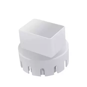 Практичный адаптер водосточной трубы, адаптер водосточного желоба круглый к квадратному, водосточный желоб, кровельный водосточный желоб 2*3 Inch