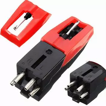 Практичный алюминиевый картридж для виниловых пластинок, игла для проигрывателя пластинок 1PCS