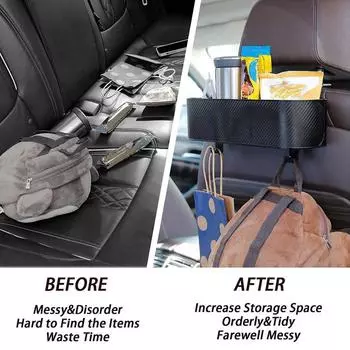 Практичный автомобильный держатель для стакана, дизайнерский отсек для автомобильных аксессуаров, черный/красный цвета, держатель для стакана на сиденье автомобиля, автомобильный органайзер красный