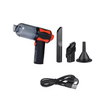 Практичный автомобильный пылесос, сильное всасывание, малошумная глубокая очистка оранжевый