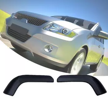 практичный автомобильный спойлер, разветвитель, передний бампер, украшение для автомобиля, прочный легкий черный бампер из АБС-пластика