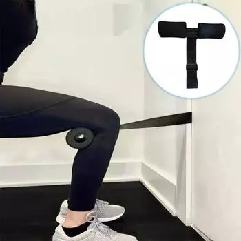 Практичный бигуди для подколенных сухожилий. Простая в использовании тренировка для пресса против трещин. чёрный