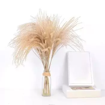 Практичный букет из сухого тростника Яркий многоцелевой декоративный серый