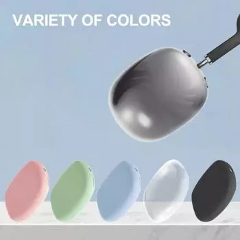 Практичный чехол для гарнитуры, устойчивый к падениям, силиконовый, беспроводные Bluetooth-совместимые наушники, защитный чехол для Airpods max красный