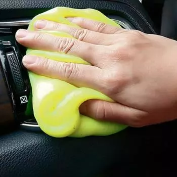 Практичный чистящий гель, растягивающийся, удобный в воде. синий