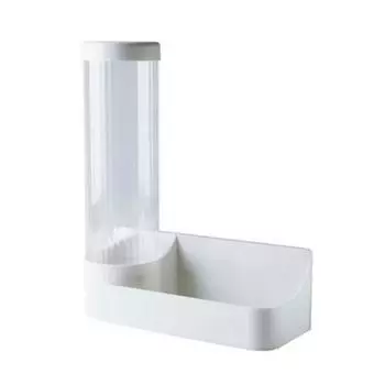Практичный держатель для бумажных стаканчиков Прозрачный видимый дизайн Универсальный Многоцелевой серый