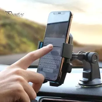 Практичный держатель для мобильного телефона, гибкая вращающаяся портативная подставка для телефона из АБС-пластика для автомобиля красный