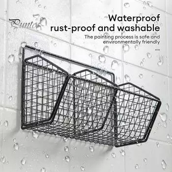 Практичный дизайн отсека, органайзер для хранения, небольшая подвесная корзина для кухни S белый