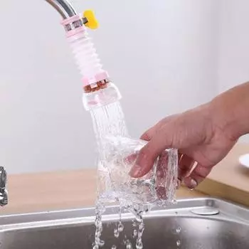 Практичный герметичный многоразовый распылитель для посудомоечной машины с защитой от брызг высокого давления, распылитель для крана для воды в ресторане, фильтр для водопроводного крана синий