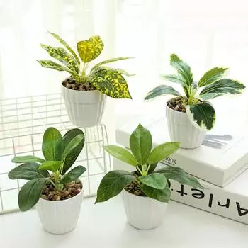 Практичный горшок для искусственных растений «Камни без полива», декоративный B