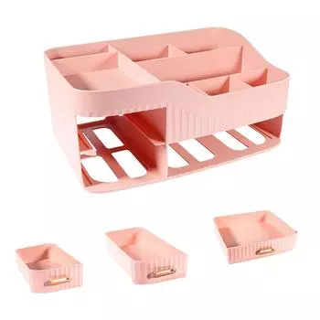 Практичный и стильный органайзер для косметики с несколькими отделениями Органайзер для косметики Водонепроницаемый органайзер для косметики белый