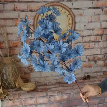 Практичный искусственный цветок, яркий, красивый, не увядает. вино красного