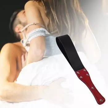 Практичный кнут для порки Легко держать Заклепки Прочный 1