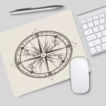 Практичный коврик для мыши, приятный для кожи, резиновый, износостойкий. 3